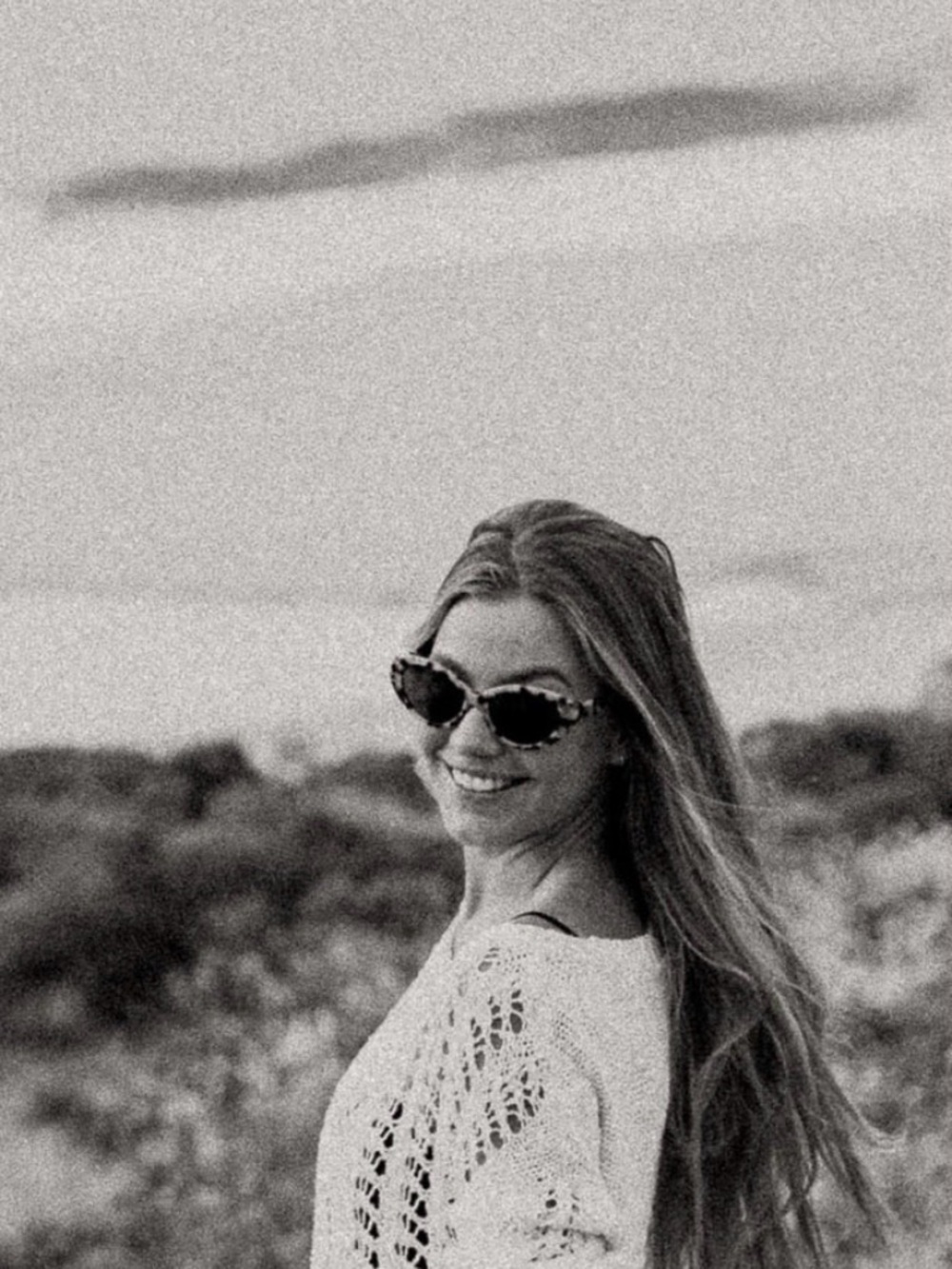 Black Oval Women's Sunglasses